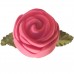 Pink Velour Long Stem Rose Gift Box in Presentation Box Ring 1020068-24PK